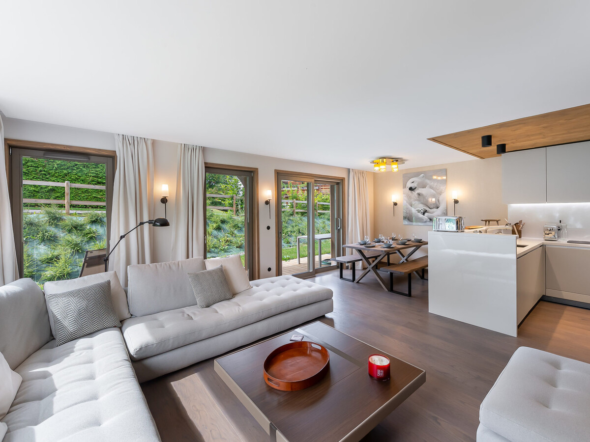 Appartement neuf 83m² avec jardin privé, Megève - Photo 3