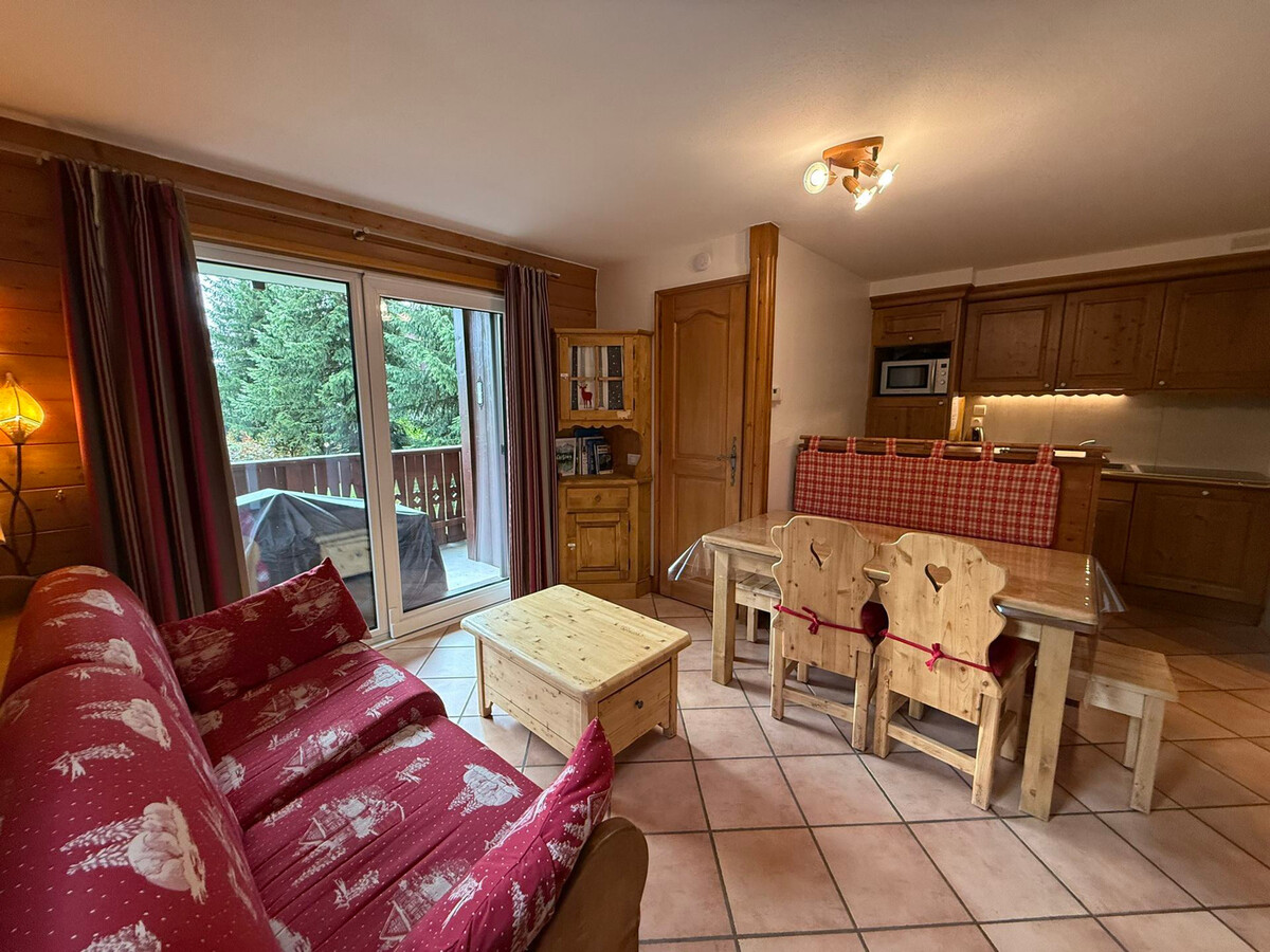Appartement 6 pers aux Saisies, balcon vue pistes - Photo 1
