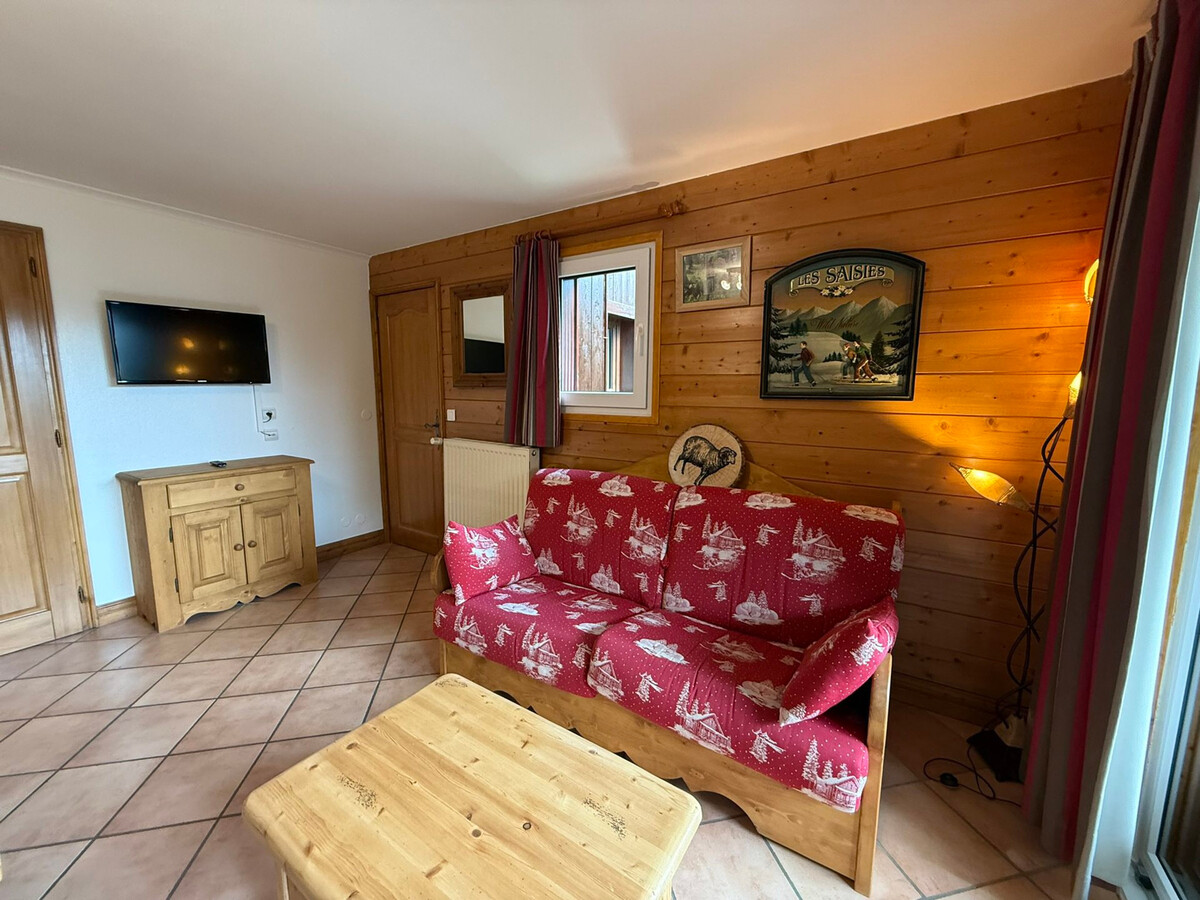 Appartement 6 pers aux Saisies, balcon vue pistes - Photo 7