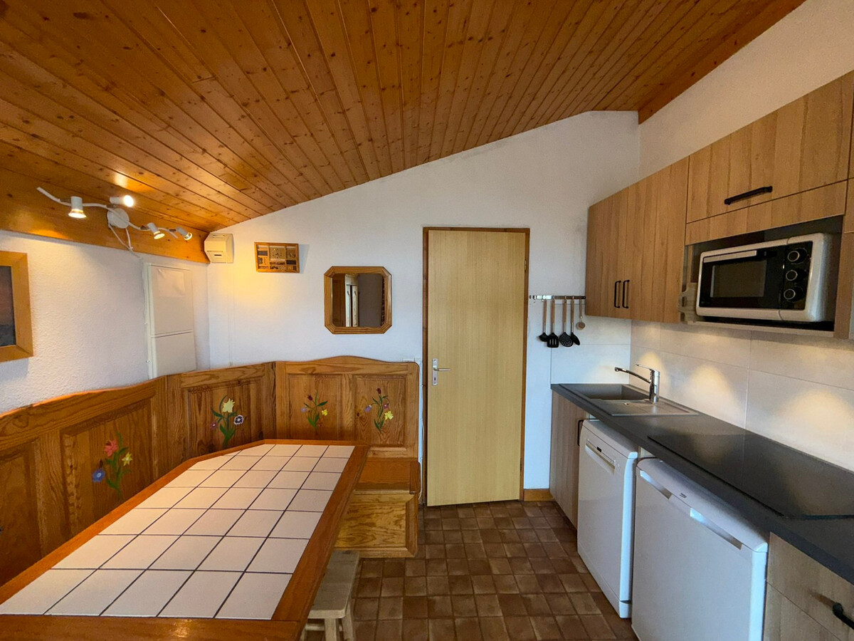 Appartement 4 pers aux Saisies, balcon sud vue pistes - Photo 4