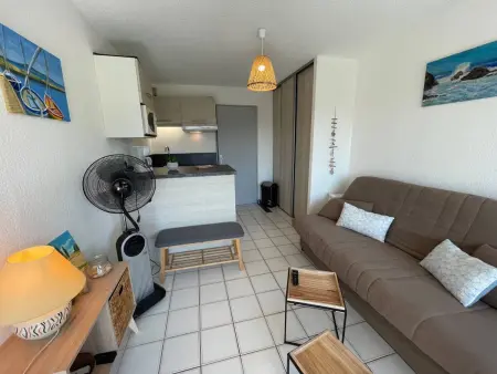 Location appartement à Argelès sur Mer, Studio cabine cosy avec piscine et parking, à 100m de la plage - Argelès-sur-Mer