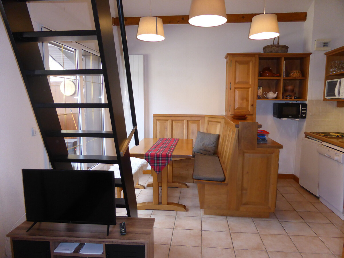 Studio mezzanine 37 m² vue montagne aux Contamines - Photo 1