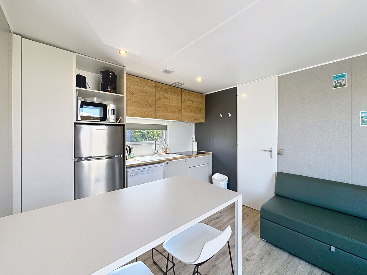 Mobil-home 2 ch, piscine chauffée à 200 m de la plage - Photo 8