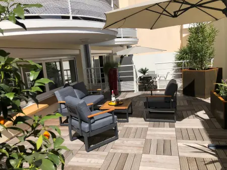 Location appartement à Arcachon, Superbe T2 avec Wifi, terrasse 100m², parking au centre dArcachon