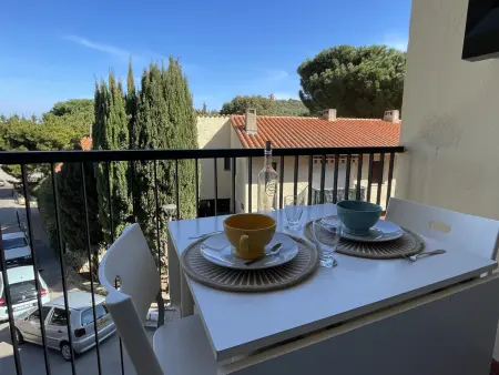 Location appartement à Collioure, Studio 4 personnes avec terrasse à 300m de la plage