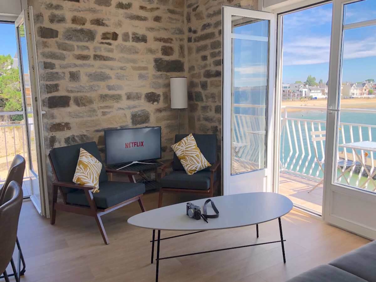Appartement 2 pièces face mer, 3 balcons à Larmor-Plage - Photo 4
