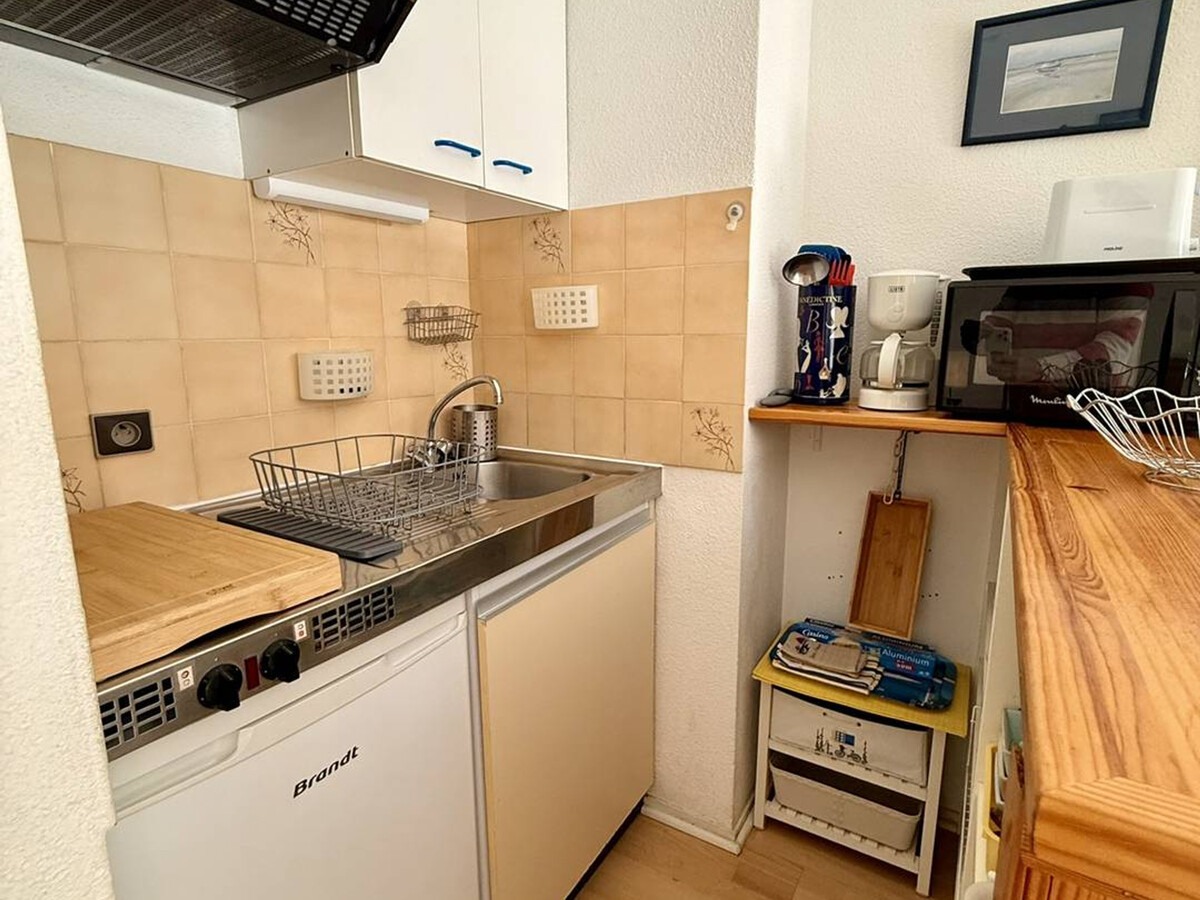 Studio cabine 4 personnes à Arcachon, balcon sud 6,50m² - Photo 5