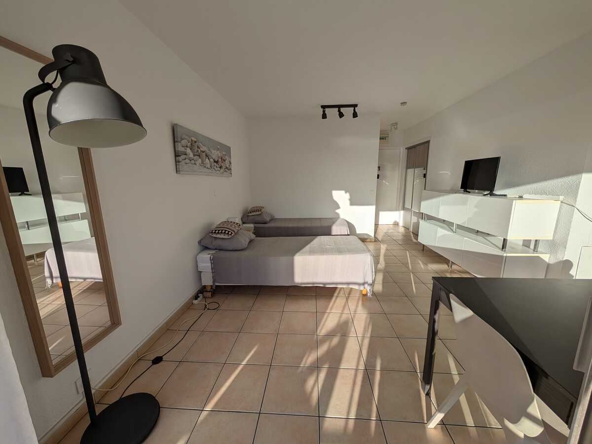 Studio vue mer climatisé à 50m de la plage - Photo 3