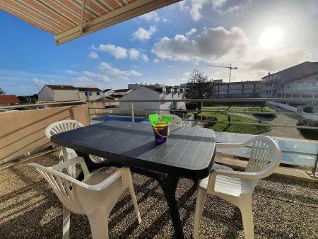 Location appartement à Saint Hilaire de Riez, Appartement 3 pièces avec balcon, piscine collective et parking proche océan à Saint-Hilaire-de-Riez