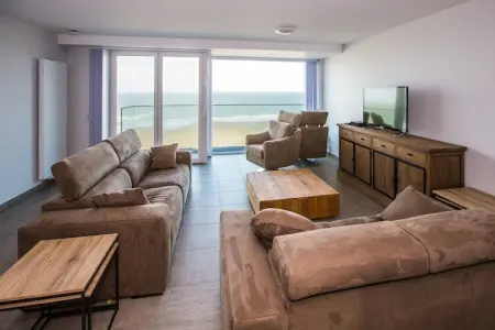Location appartement à Westende, Superbe appartement avec vue sur la mer phénoménal