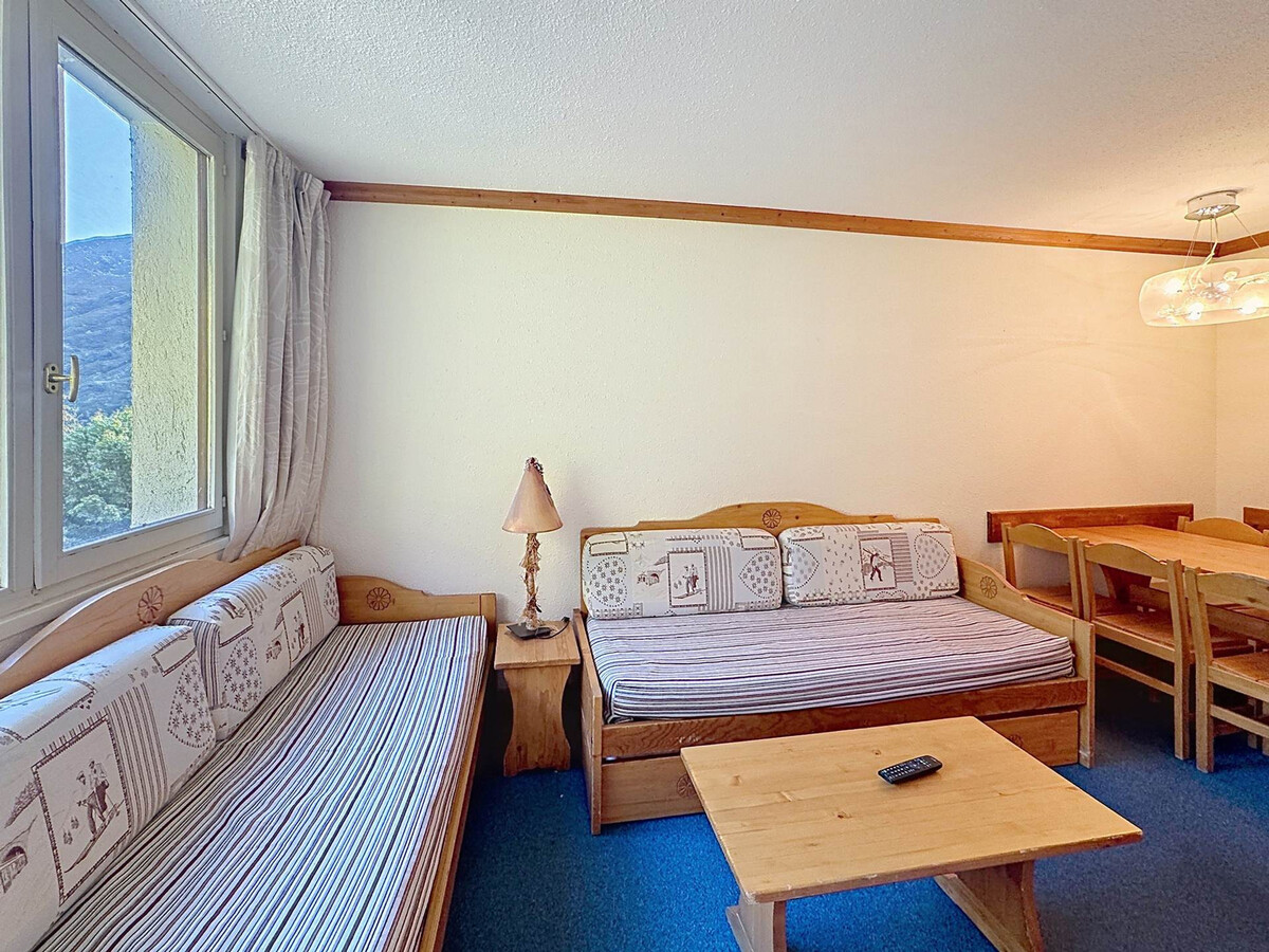2 pièces cabine 6 pers. ski aux pieds, balcon sud - Photo 5