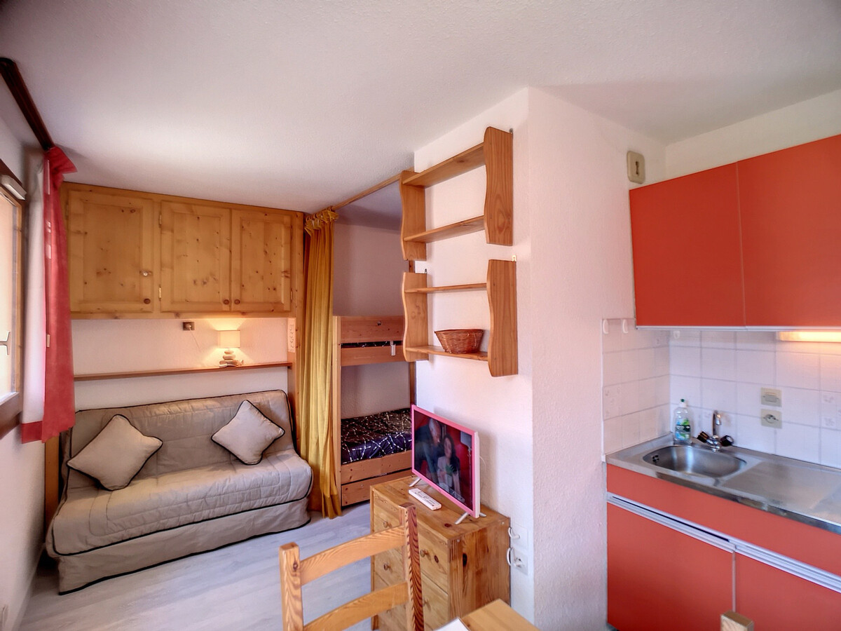 Studio ski aux pieds aux Menuires, 3 pers, balcon - Photo 1