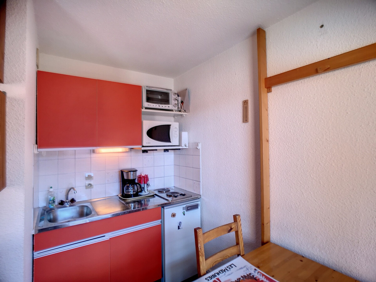 Studio ski aux pieds aux Menuires, 3 pers, balcon - Photo 2