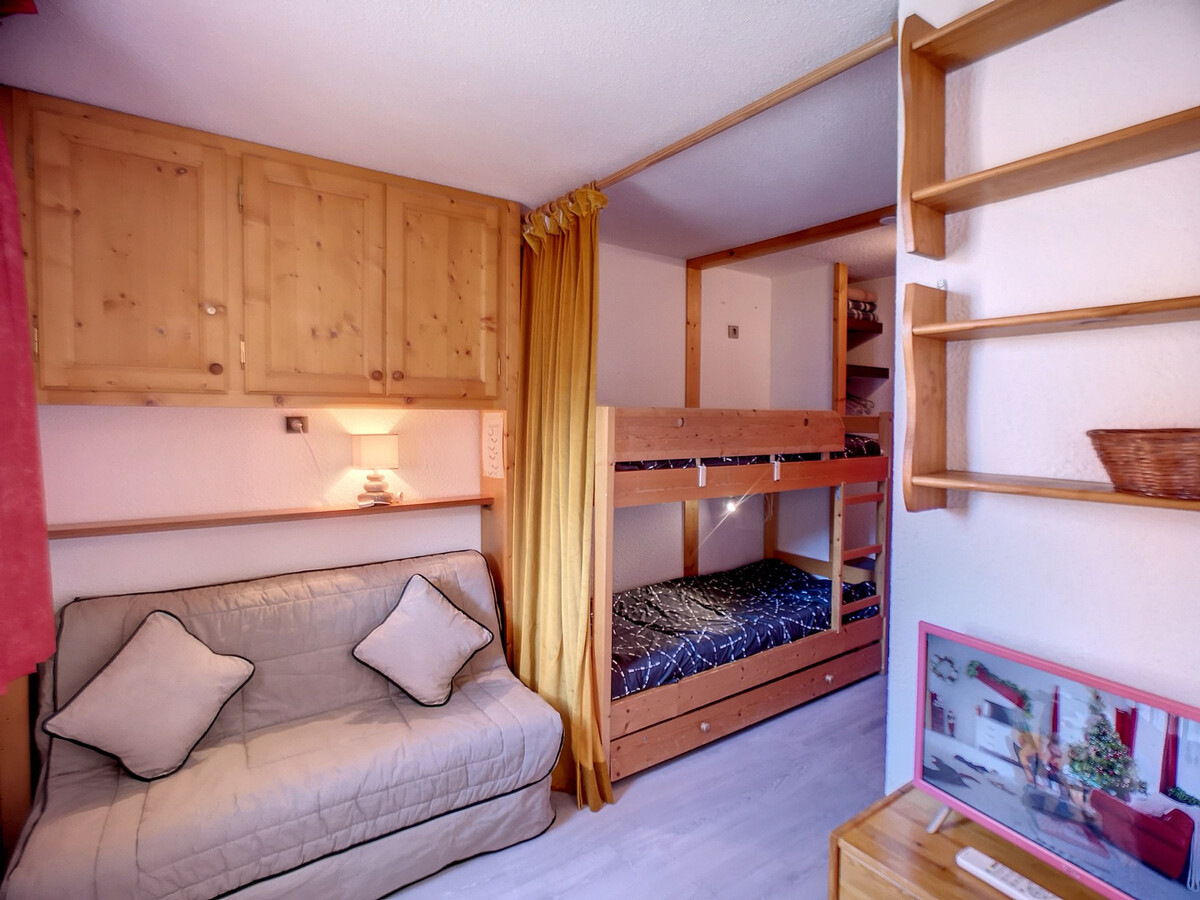Studio ski aux pieds aux Menuires, 3 pers, balcon - Photo 3