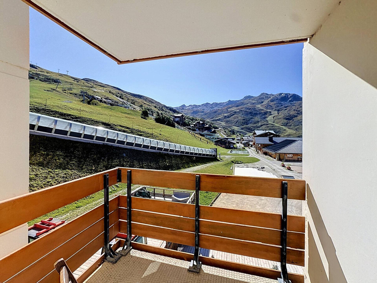 Studio cabine 4 pers aux Menuires, balcon sud vue pistes - Photo 7