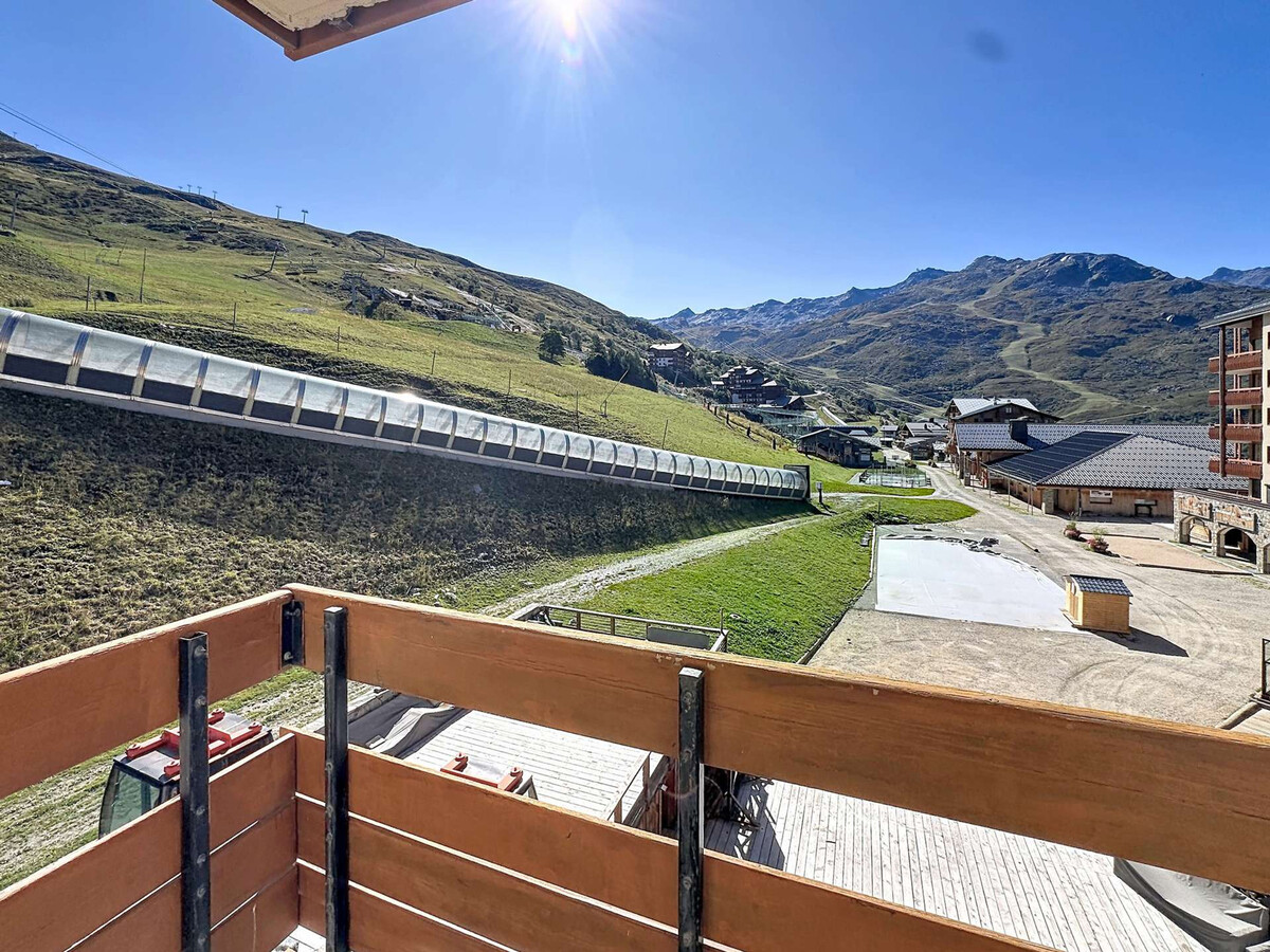 Studio cabine 4 pers aux Menuires, balcon sud vue pistes - Photo 8