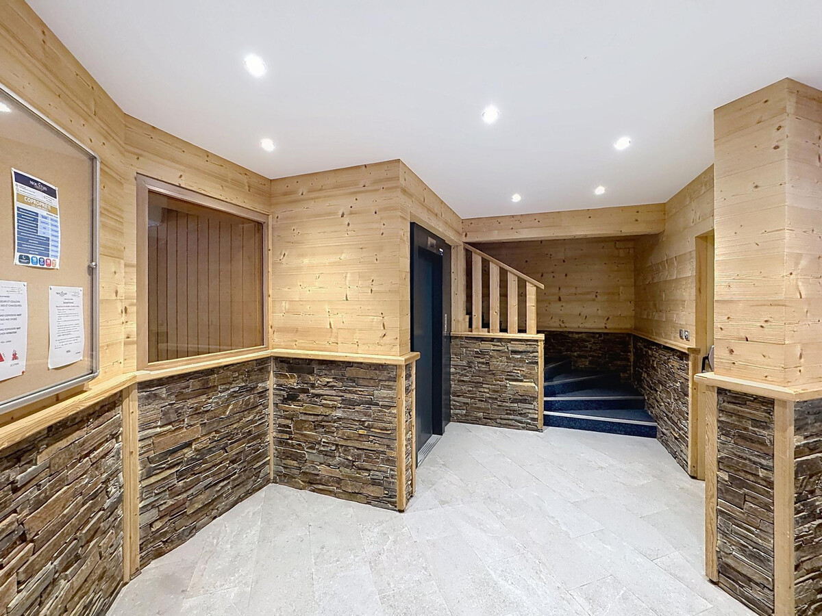 Studio cabine 4 pers aux Menuires, balcon sud vue pistes - Photo 15