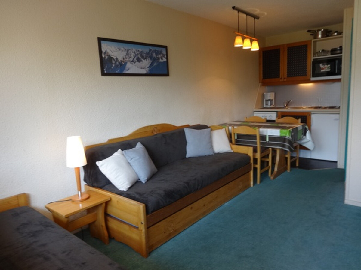 Les Menuires: 2 pièces, 4 pers, au pied des pistes, animaux admis - Photo 2