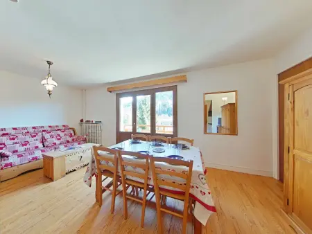 Location appartement à Le Grand Bornand, Charmant 2 pièces, 6 couchages, centre du Grand-Bornand, parking, balcon sud