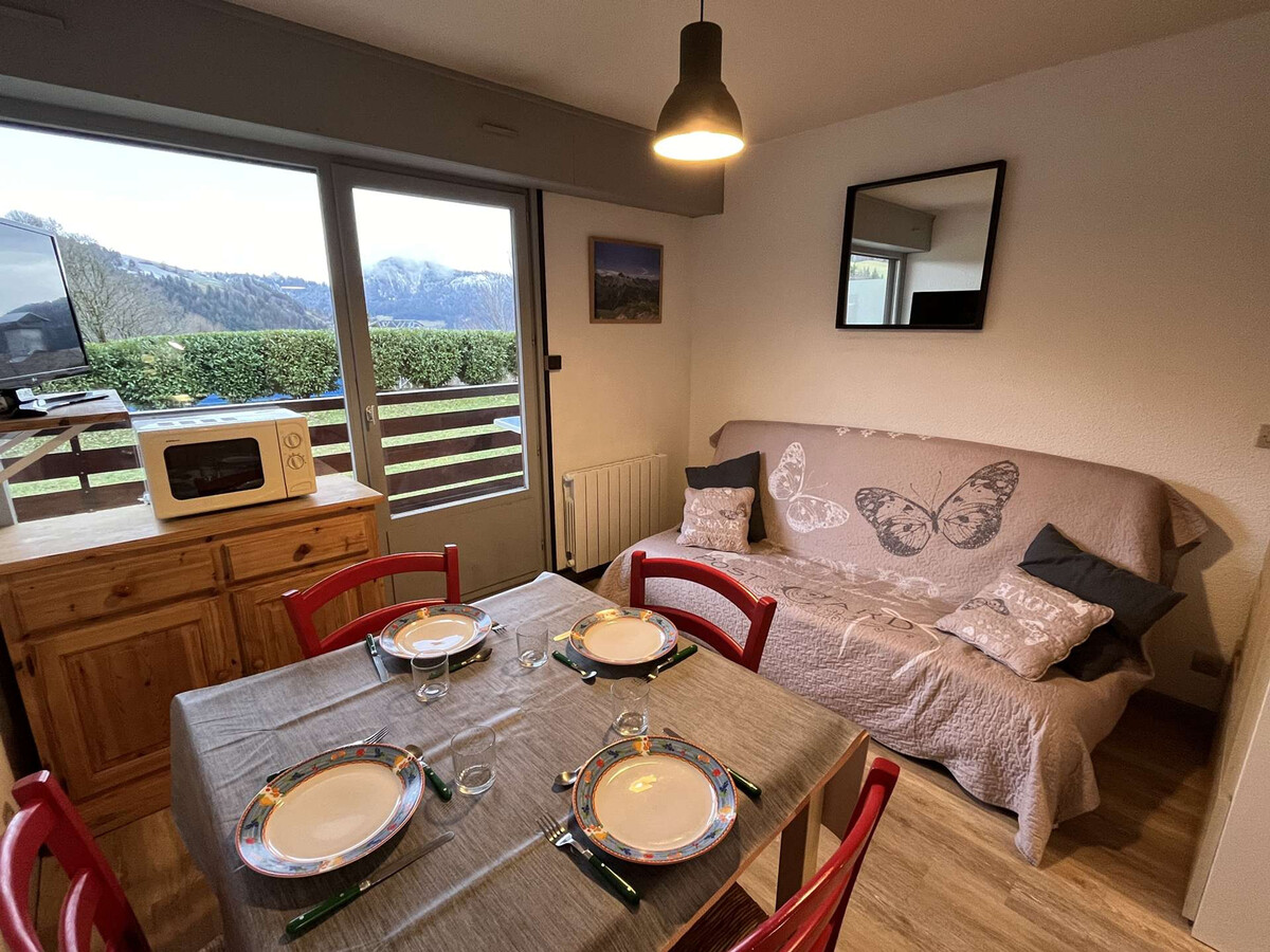 Studio Chinaillon 4 couchages, balcon vue domaine skiable - Photo 1