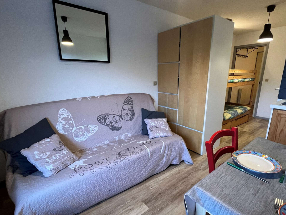 Studio Chinaillon 4 couchages, balcon vue domaine skiable - Photo 2