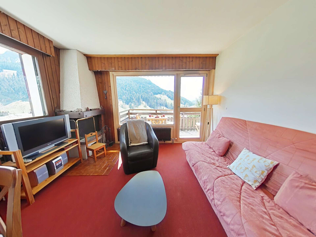 Appt 3 pièces 6 pers, cheminée, vue Aravis au Grand-Bornand - Photo 1