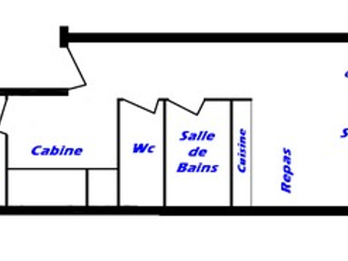 2 pièces cabine 6 pers. vue pistes et cheminée - Photo 4