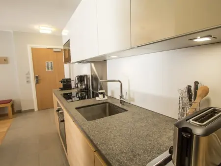 Appartement 3 ch. 73m² avec piscine, spa et balcon - Arcs 1800 : photo 5