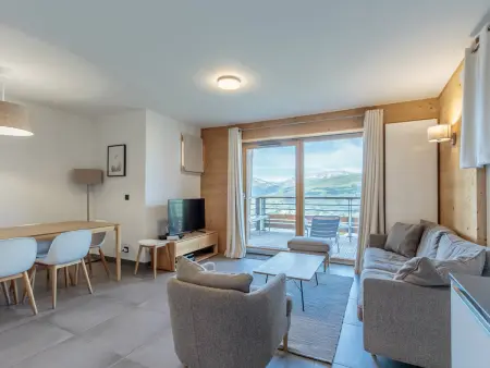 Appart 3 ch. moderne Les Arcs 1800, 8 pers., accès détente - Photo 12