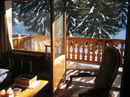 Studio 25m² balcon sud-est, vue Saulire à Courchevel : photo 5