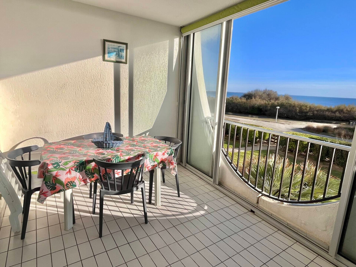 T2 5 pers vue mer, 1ère ligne plage à La Grande-Motte - Photo 1