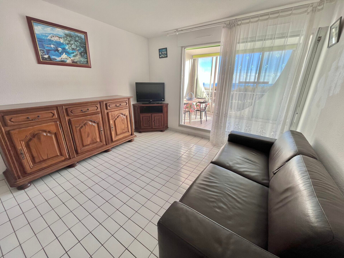 T2 5 pers vue mer, 1ère ligne plage à La Grande-Motte - Photo 3