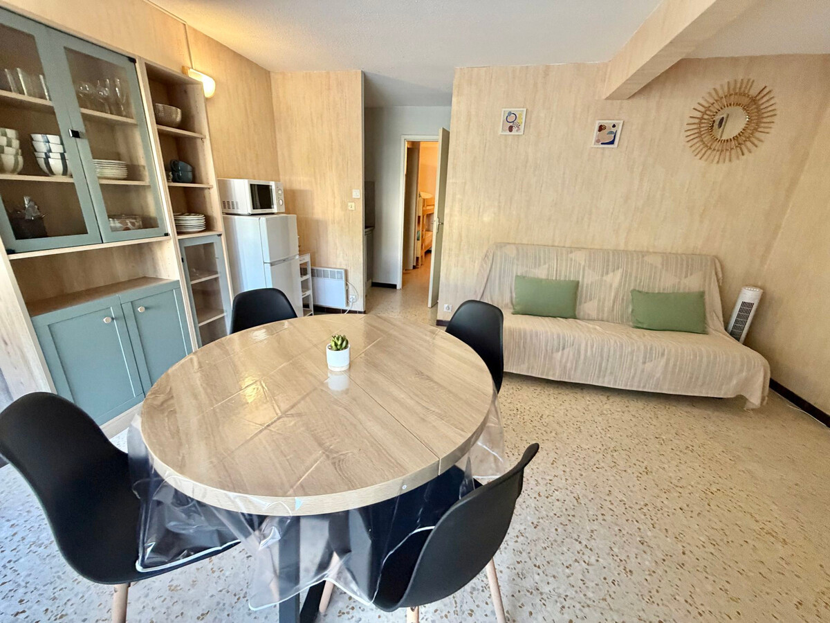 Studio 5 pers. avec loggia et jardin à La Grande-Motte - Photo 3