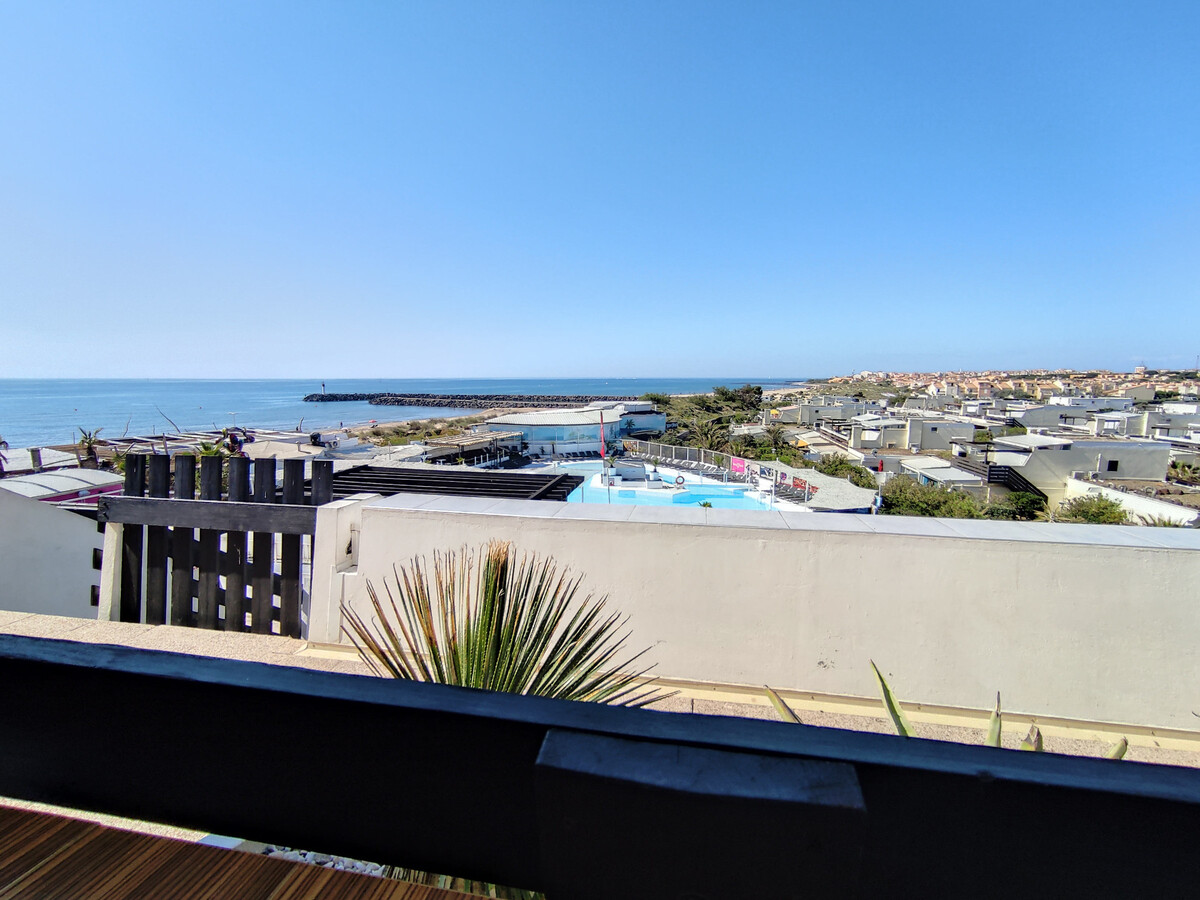 Appartement climatisé 2 pers. avec vue mer au Cap d'Agde - Photo 1