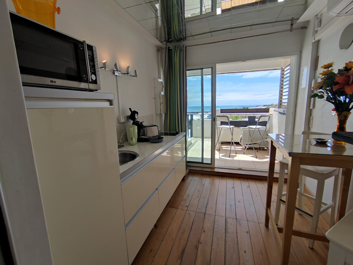 Appartement climatisé 2 pers. avec vue mer au Cap d'Agde - Photo 6
