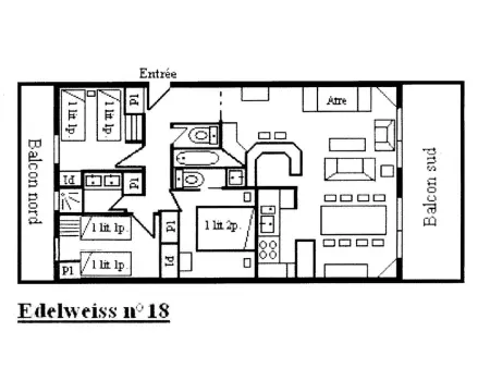 Appartement 4 pièces skis aux pieds avec cheminée à Méribel : photo 10