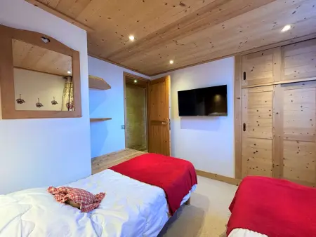 Appartement 4 pièces skis aux pieds avec cheminée à Méribel : photo 15