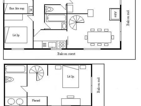 Appartement 3 chambres accès direct pistes à Méribel : photo 30
