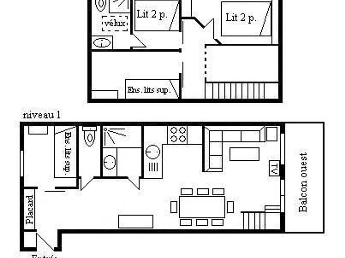 Appartement 8 pers., 100m des pistes à Méribel - Photo 22