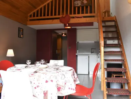 Studio mezzanine 5 pers, balcon sud, centre Méribel : photo 11