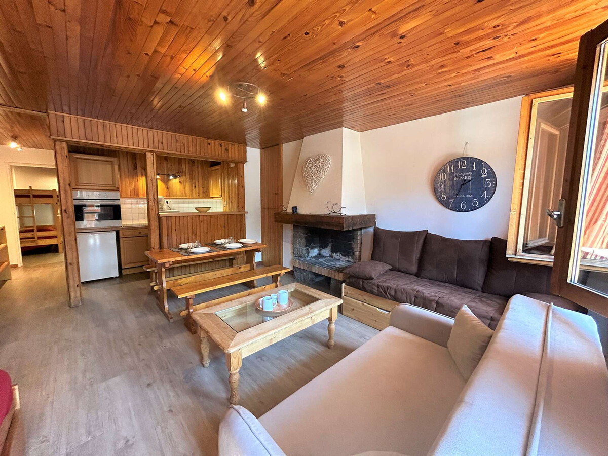Studio 4 pers Méribel centre, 50m piste bleue - Photo 1