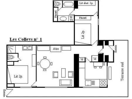 Appartement 5 pers. à 300m des pistes, terrasse sud et parking : photo 31