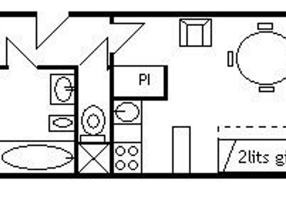 Appartement 5 pers Méribel, 100 m des pistes, balcon - Photo 6