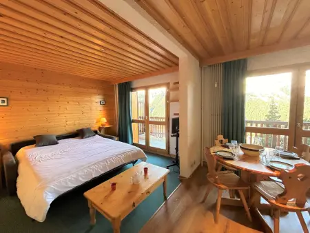 Apt 2p. 150m des pistes, balcon vue Ouest, Méribel : photo 10