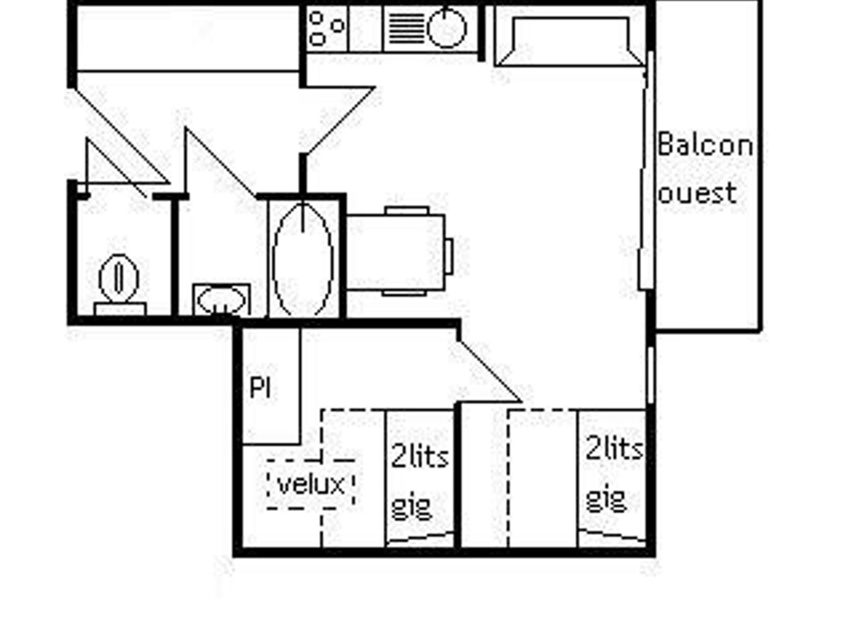 Appartement 4 pers. à 250m des pistes à Méribel - Photo 24