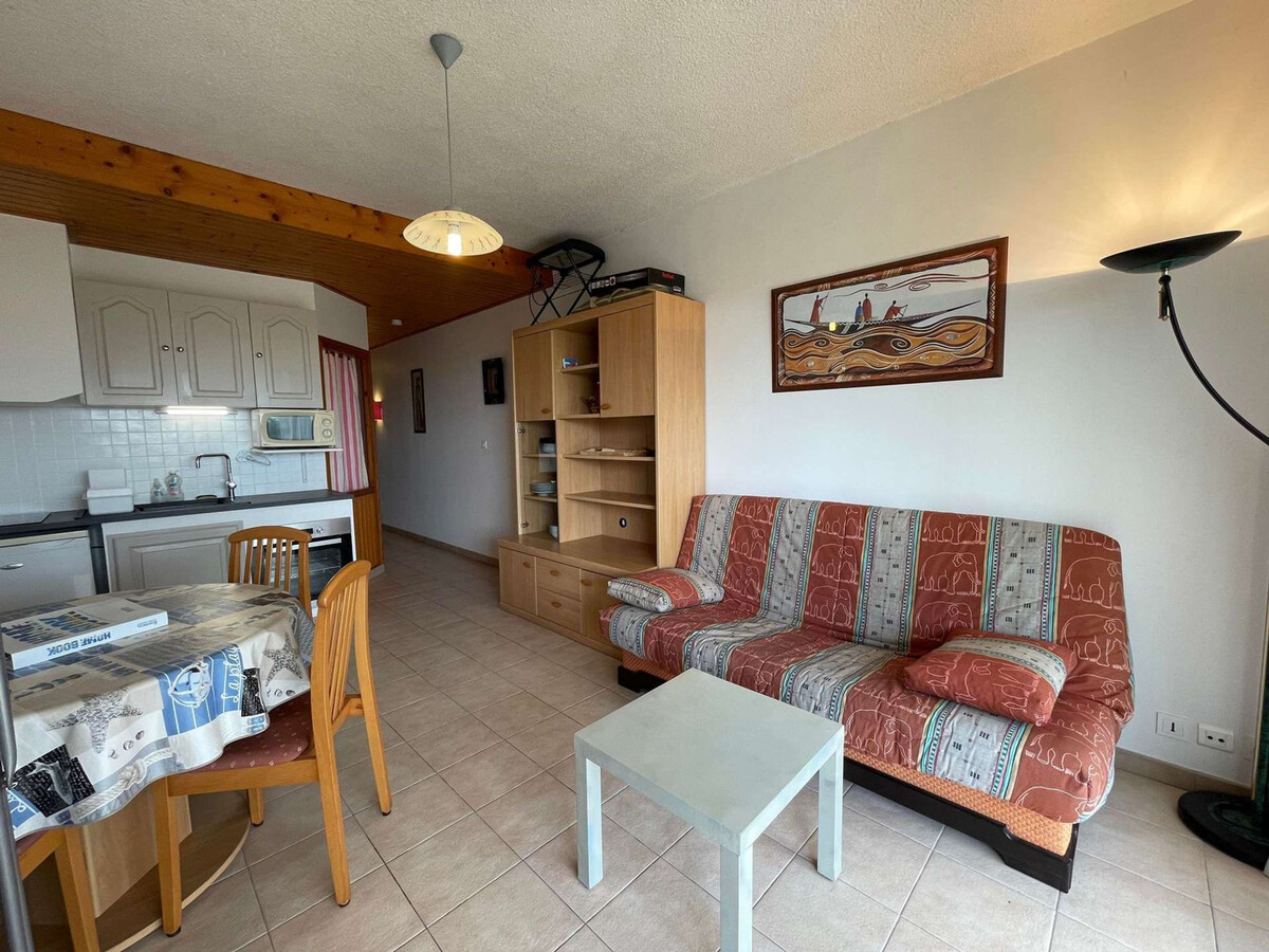 Studio cabine 4 pers. terrasse, garage privé, plage proche - Photo 4