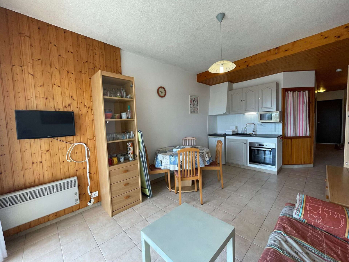 Studio cabine 4 pers. terrasse, garage privé, plage proche - Photo 5