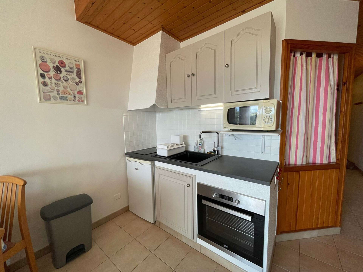 Studio cabine 4 pers. terrasse, garage privé, plage proche - Photo 6