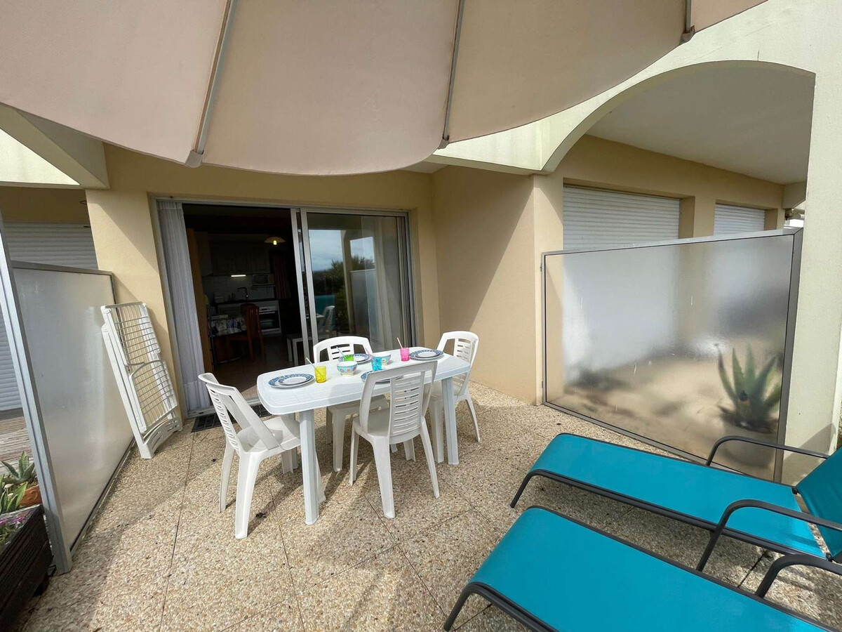 Studio cabine 4 pers. terrasse, garage privé, plage proche - Photo 8