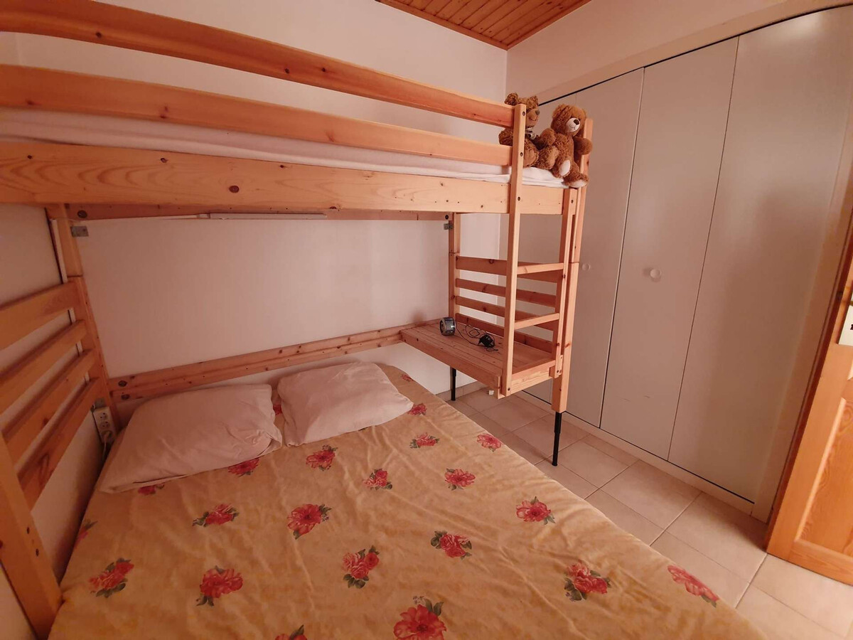 Studio cabine 4 pers. terrasse, garage privé, plage proche - Photo 12